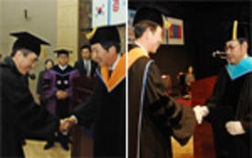 Director Zhang Yimou and Chairman of Mongolian Academy of Sciences Batbold Enkhtuvshin Receive Honorary Doctoral Degrees