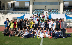 Dankook soccer team wins the National Games for the first time