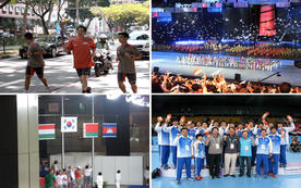 대한민국선수단 이끌고 싱가폴청소년올림픽 참가
