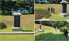 광복 77주년, 독립운동가 범정 장형선생 묘소 참배
