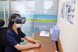 VR 모의면접으로 면접 자신감 올려요!