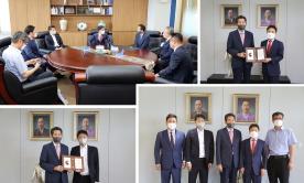 (주)메디포럼 김찬규 회장, 최석환 부회장 발전기금 전달식